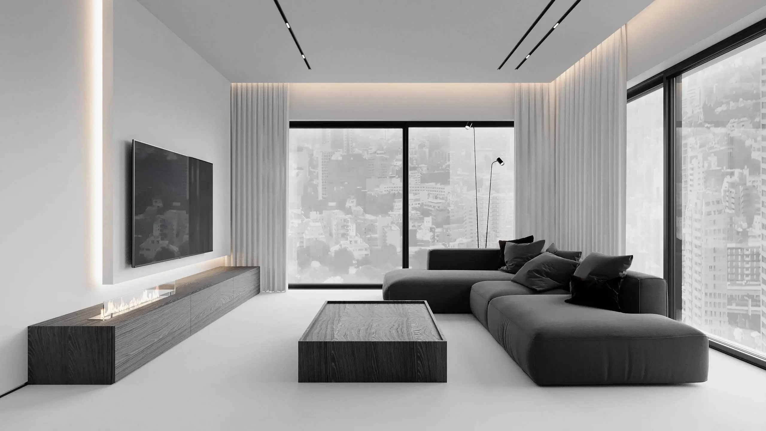 Nowoczesny, minimalistyczny dom